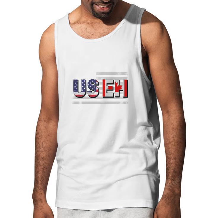 Useh American Canada Flag Maple Leaf July 4Th Shirt Men Tank Top