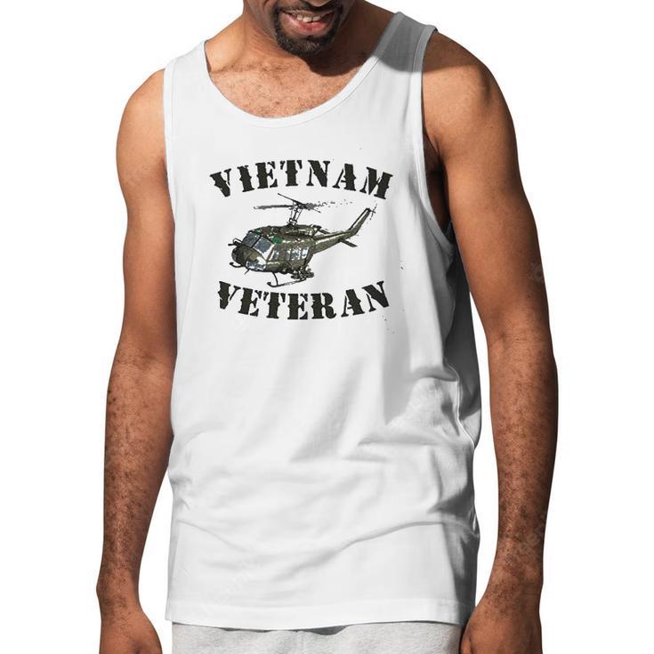 Vietnam Veteran With Huey Graphic Performance Men Tank Top