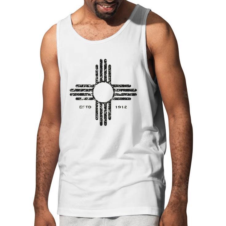 Zia Symbol New Mexico Flag State Men Tank Top