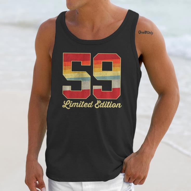 59Th Birthday Vintage Limited Edition 1963 59 Years Old Men Men Tank Top