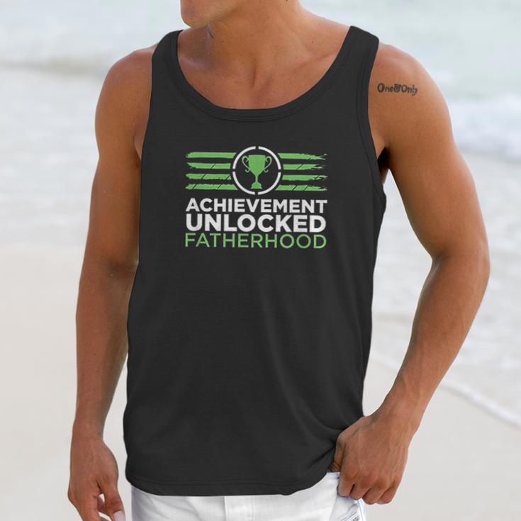 Achievement Unlocked Fatherhood Future Gamer Daddy Men Tank Top