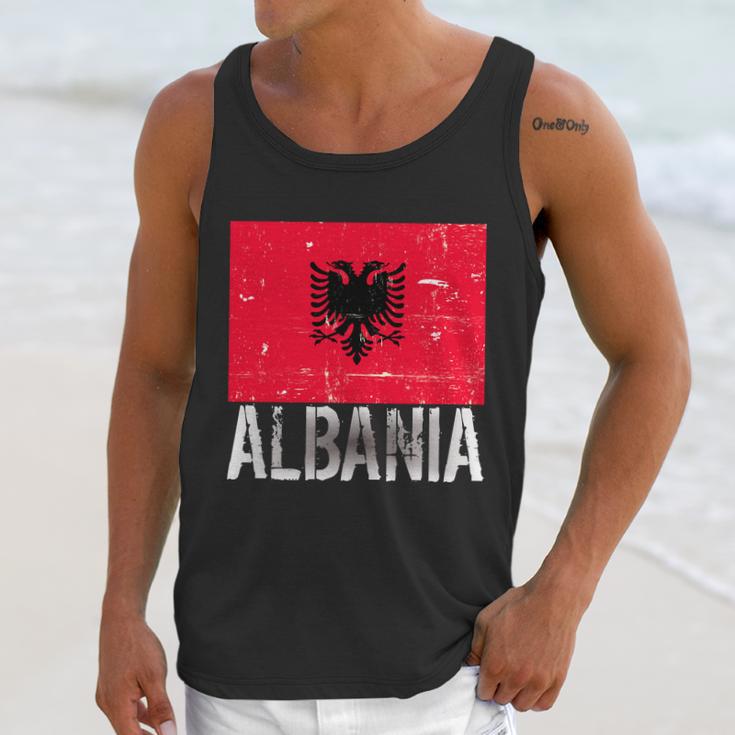 Albania Flag Albanians Soccer Football Team Men Tank Top