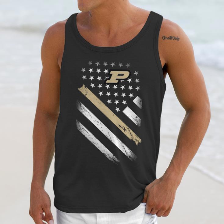 American Purdue Boilermakers Flag Men Tank Top