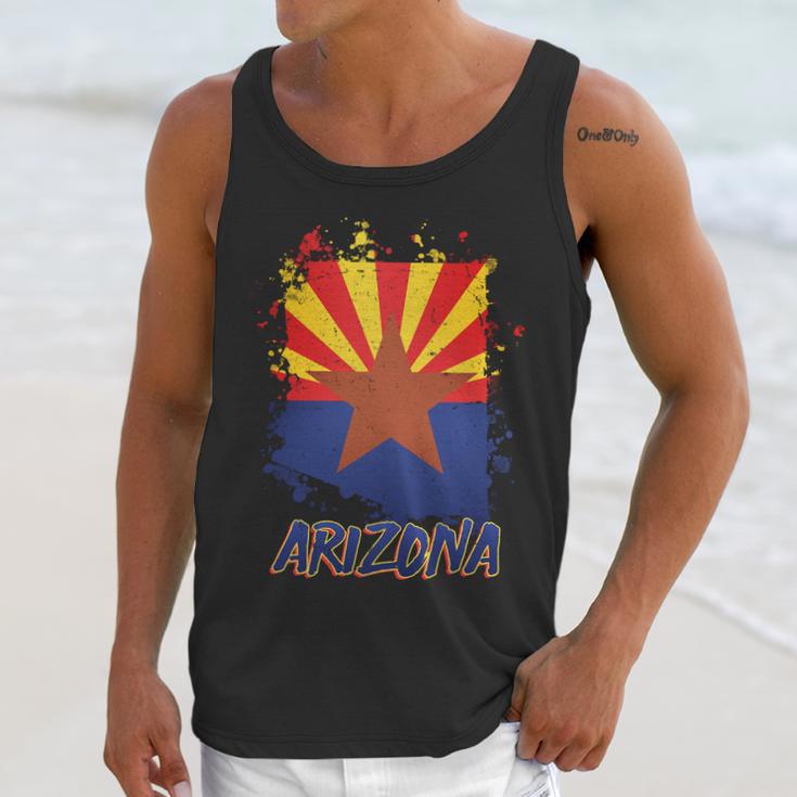 Arizona State Star Flag Men Tank Top