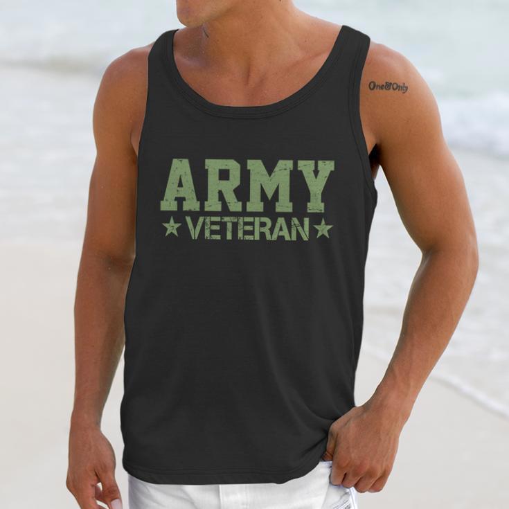 Army Veteran Distress Logo Graphic Design Printed Casual Daily Basic Men Tank Top