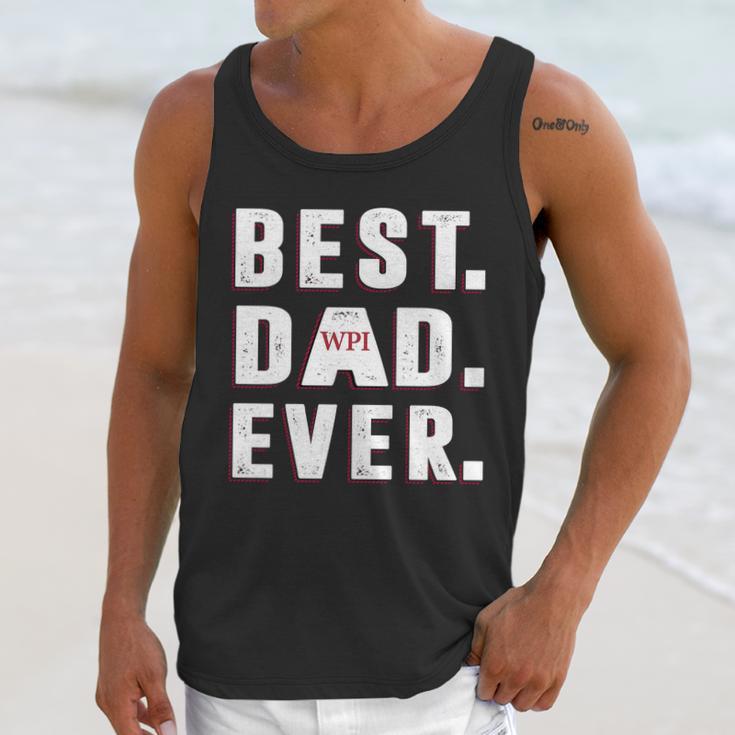 Best Dad Ever Worcester Polytechnic Institute University Best Gift Parents Day Men Tank Top