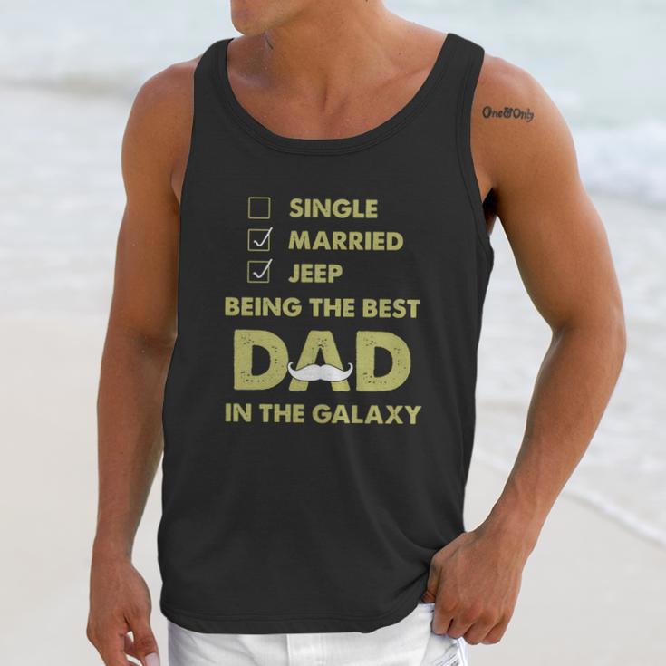 Being The Best Dad In The Galaxy Jeep Shirt Men Tank Top