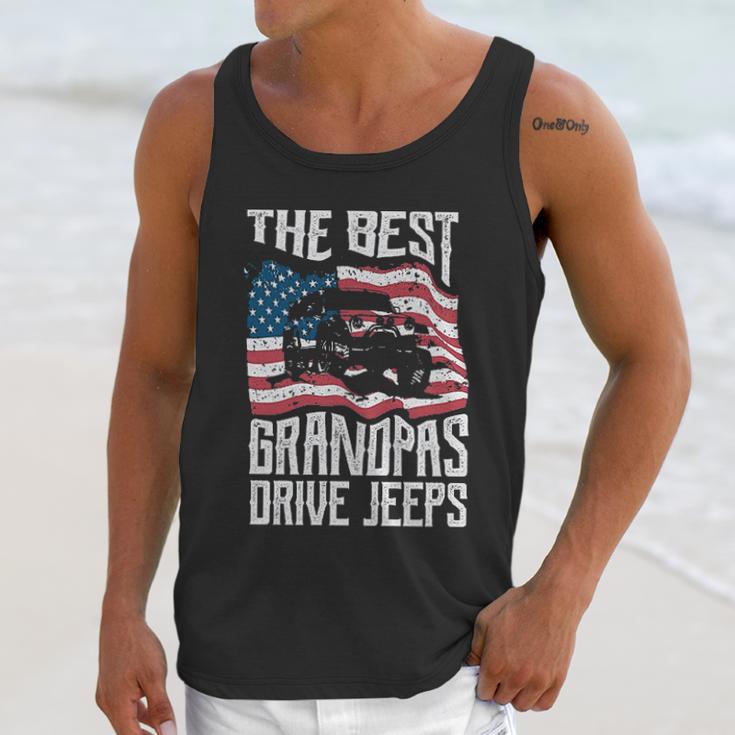 Best Grandpa Drivie Jeep Vintage New Design Men Tank Top