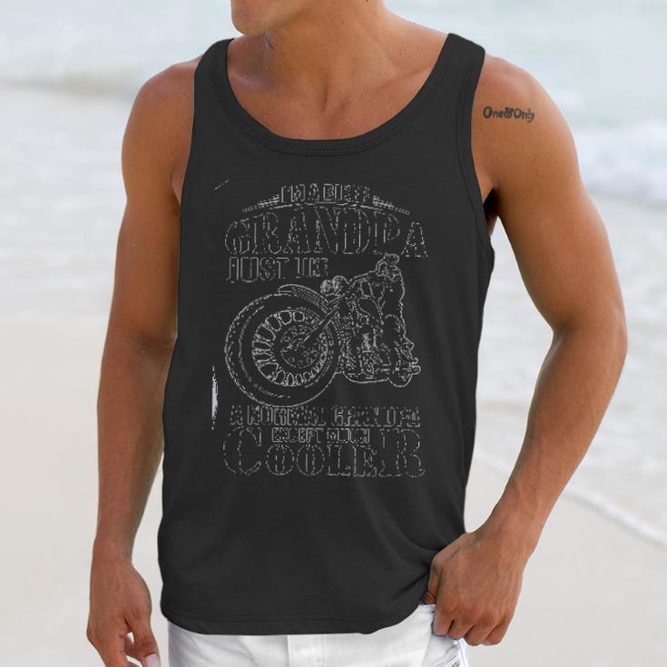 Im A Biker Grandpa Like Normal Grandpa Except Cooler New Design Men Tank Top