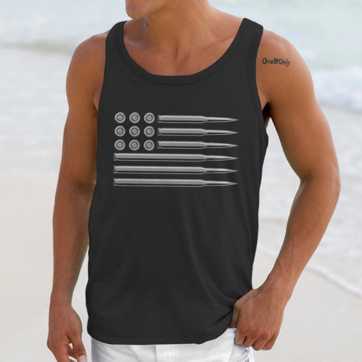 Bullet American Flag T-Shirt Men Tank Top