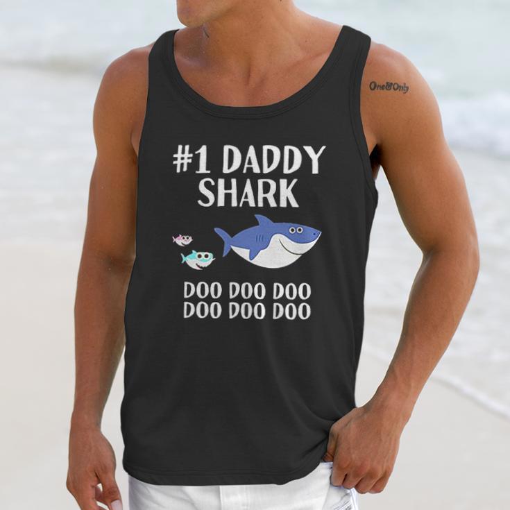 Daddy Shark Doo Doo Dad Fathers Day Men Tank Top