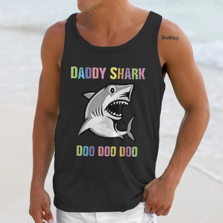 Daddy Shark Doo Doo For Father Day Him Dad Grandpa Men Tank Top