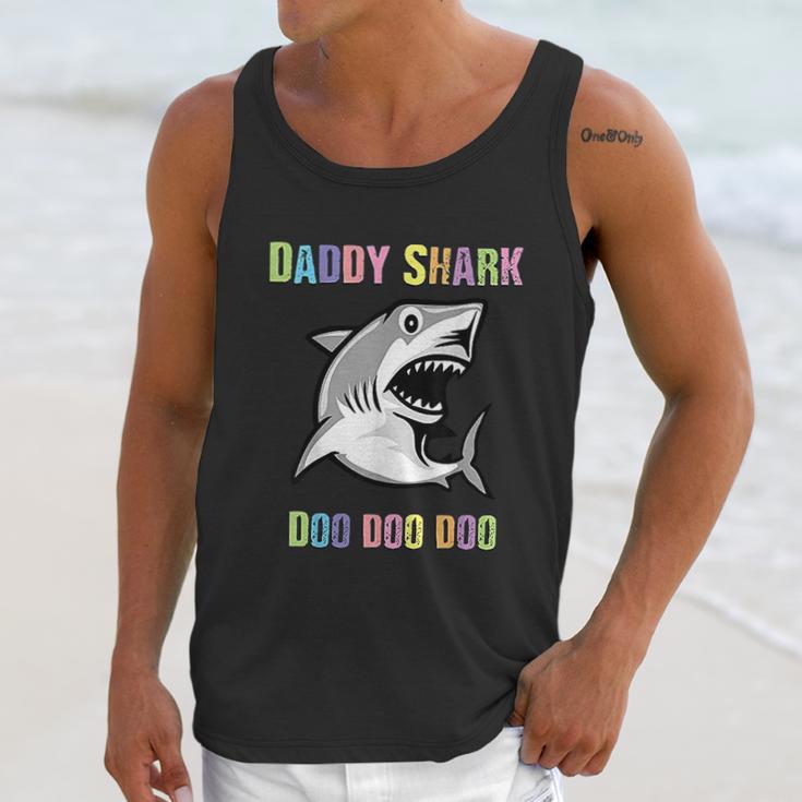 Daddy Shark Doo Doo For Fathers Day Him Dad Grandpa Men Tank Top