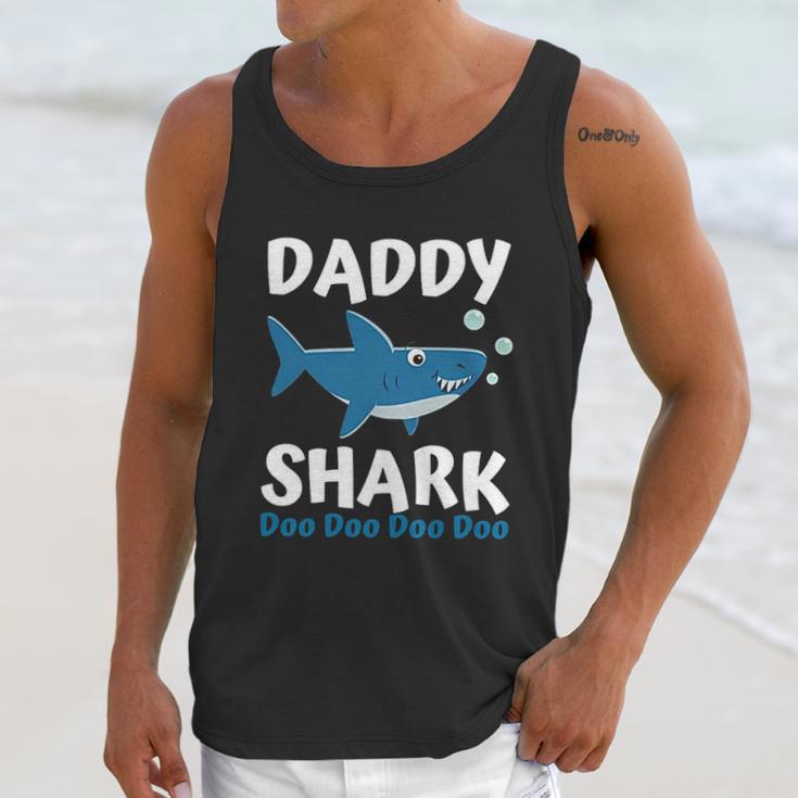 Daddy Shark Doo Doo Long Sleeve Family Shark Men Tank Top