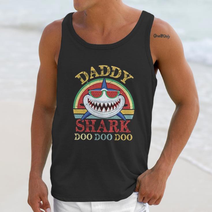 Daddy Shark Vintage Design Men Tank Top