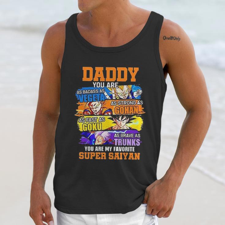 Daddy You Are As As Vegeta As Strong As Gohan Dad Super Saiyan Men Tank Top