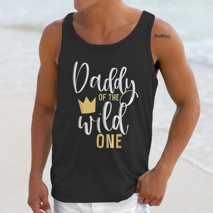 Daddy Of The Wild One Dad Birthday Gifts Men Tank Top