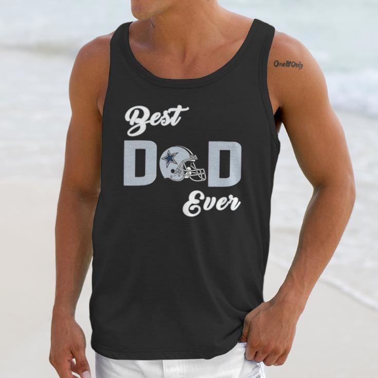 Dallas Fan Cowboys Best Dad Ever Fathers Day Gift Men Tank Top