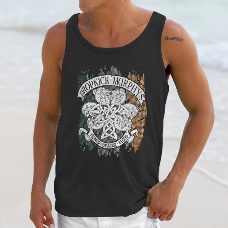 Dropkick Murphys Mens Knotwork Flag Men Tank Top