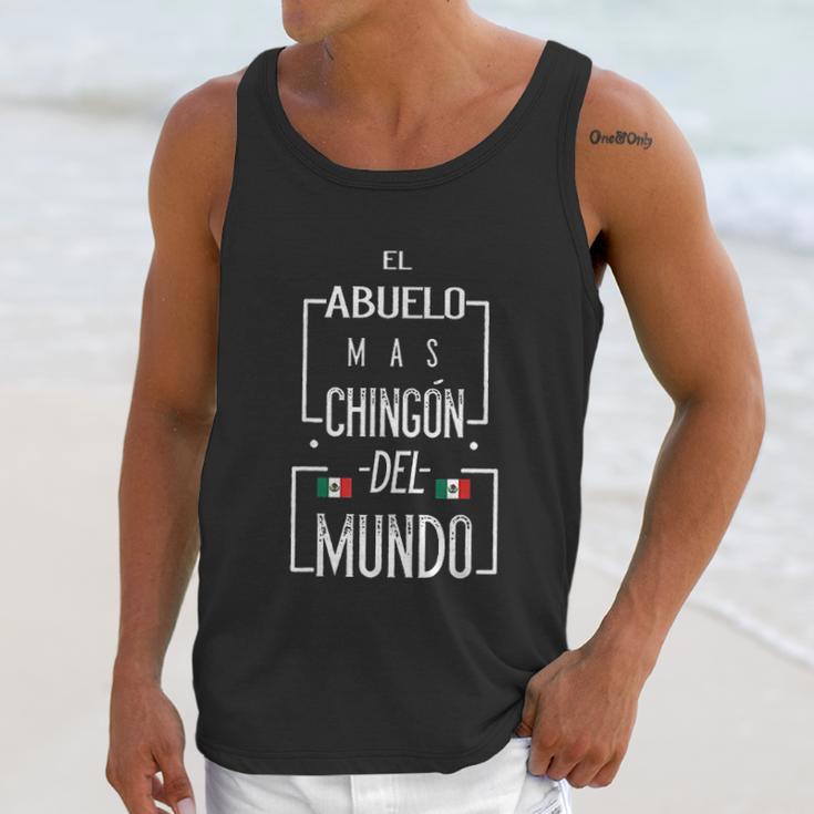 El Abuelo Mas Chingon Mexican Flag Chingon For Men Men Tank Top