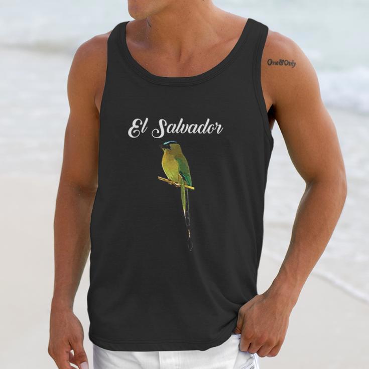 El Salvador Torogoz National Bird Salvadorian Pupusas Flag Men Tank Top