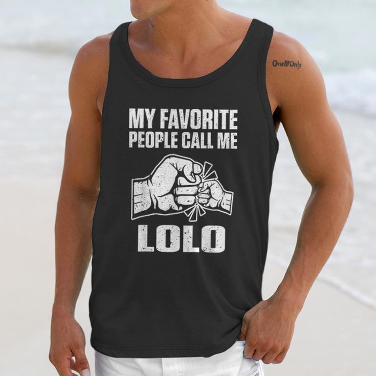 My Favorite People Call Me Lolo Filipino Grandpa Gift Men Tank Top