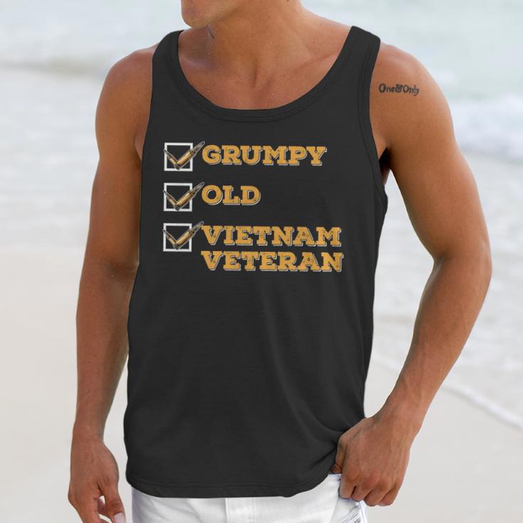 Funny Veteran Grumpy Old Vietnam Veteran Men Tank Top