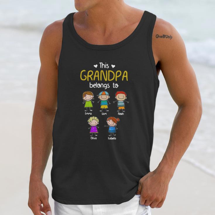 This Grandpa Belong To Emma Liam Noah Shirtc Men Tank Top