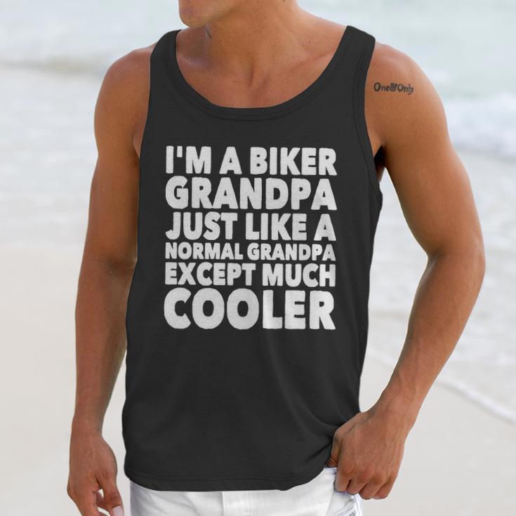 Grandpa - Im A Biker Grandpa Just Like A Normal - Mens T-Shirt By American Apparel Men Tank Top