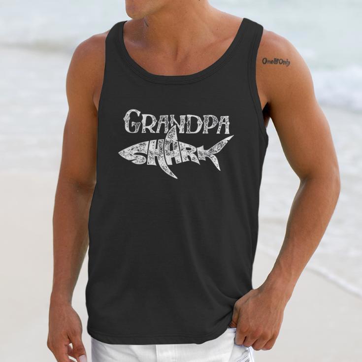 Grandpa Shark Family Matching Men Jawsome Gifts Men Tank Top