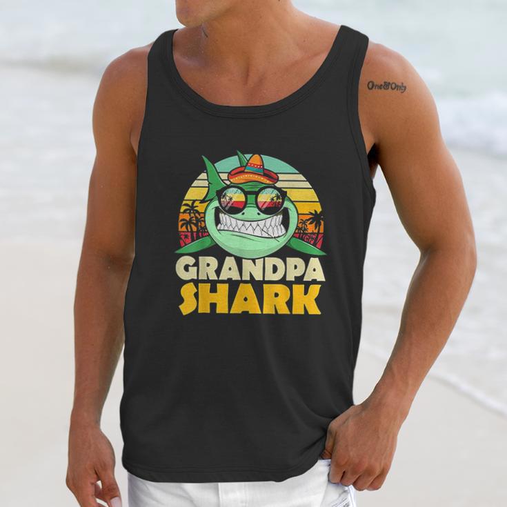 Grandpa Shark Grandpa Gifts From Grandchildren Fathers Day Men Tank Top