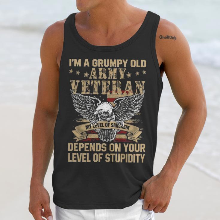 Im A Groumpy Old Army Veteran Men Tank Top