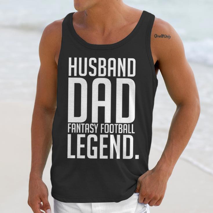 Husband Dad Fantasy Football Legend Men Tank Top