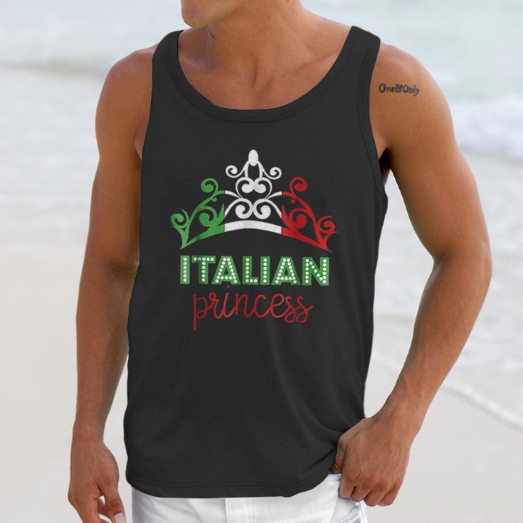 Italian Princess Tiara National Flag Men Tank Top