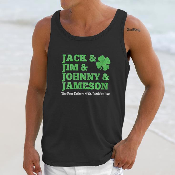 Jack Jim Johnny Jameson Four Fathers Of St Patricks Men Tank Top