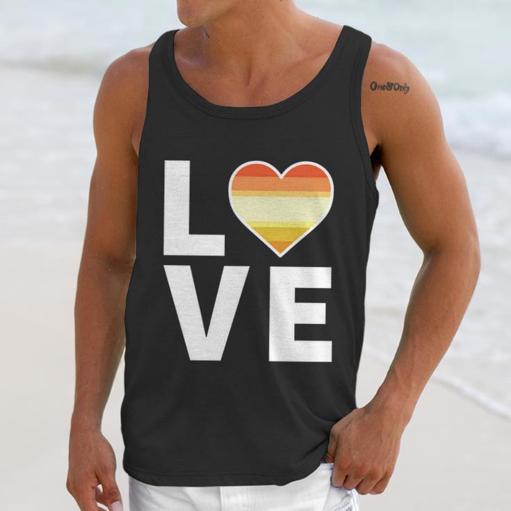 Lgbtq Butch Lesbian Flag Heart Gift Lgbtqia Love Butch Lesbian Gift Graphic Design Printed Casual Daily Basic Men Tank Top