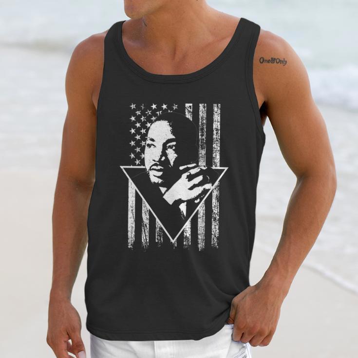 Martin Luther King Jr Distressed Usa Flag Men Tank Top