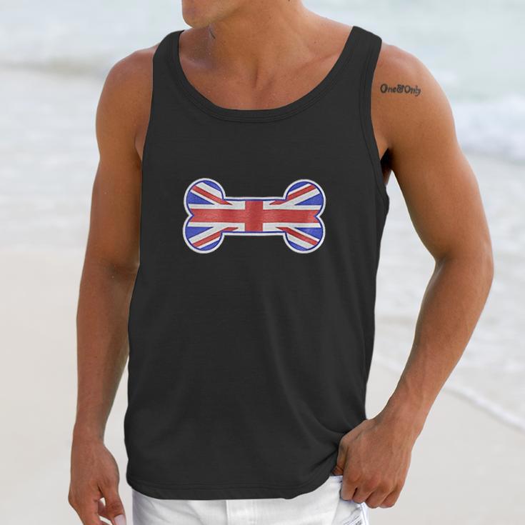 Mirage Pet Products 1Bone Shaped United Kingdom Union Jack Flag Men Tank Top