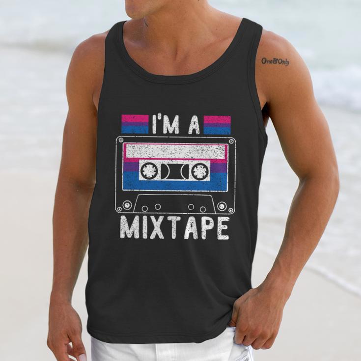 Im A Mixtape Bi Sexual Flag Supporter Lgbt Merchandise Graphic Design Printed Casual Daily Basic Men Tank Top