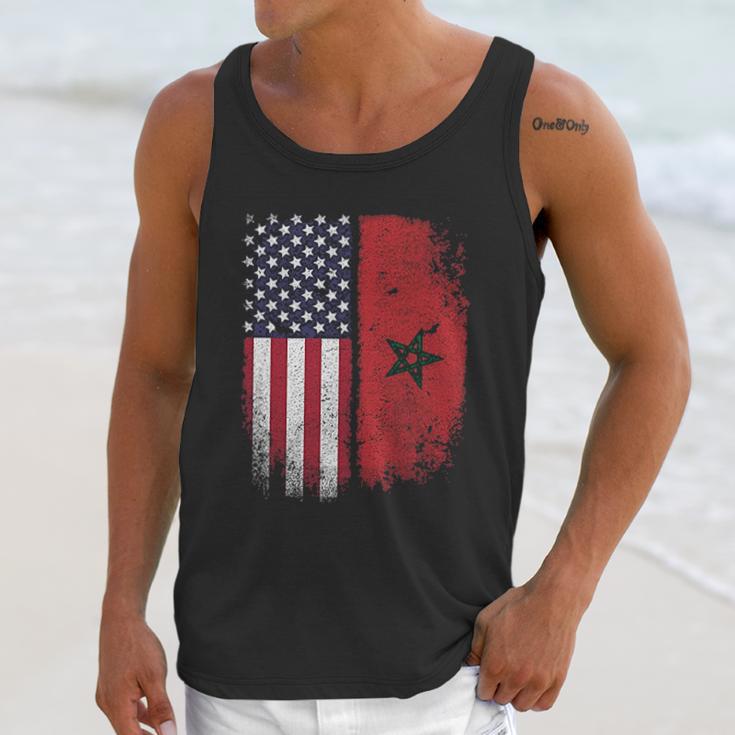 Moorish American Flag Morocco Usa Moroccan Star Men Tank Top