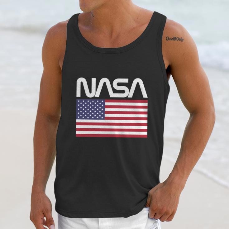 Nasa 4Th Of July American Flag Space Astronaut Shirt Men Tank Top