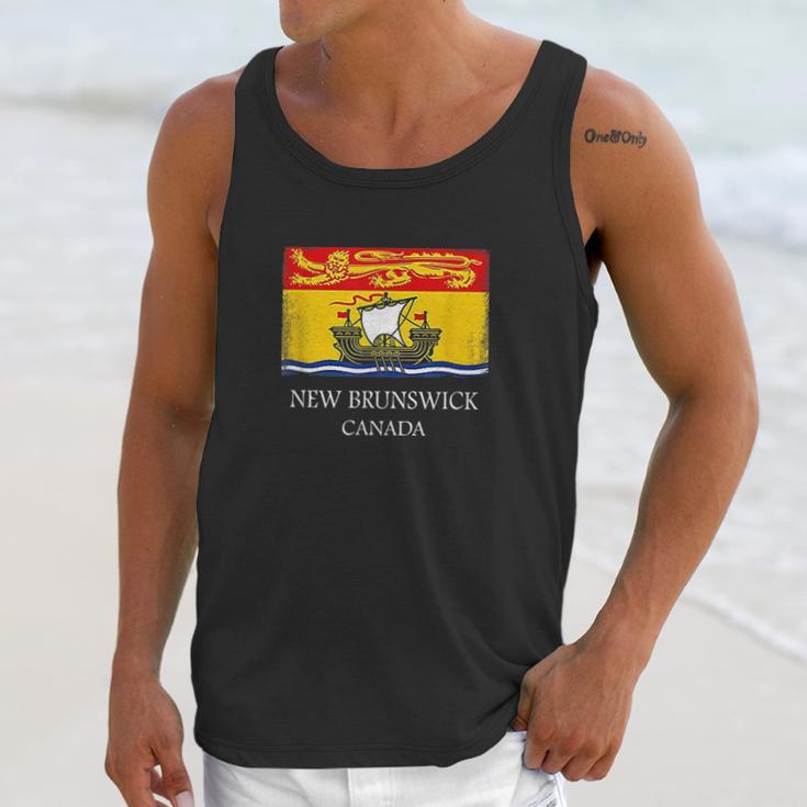 New Brunswick Canada Province Flag Men Tank Top