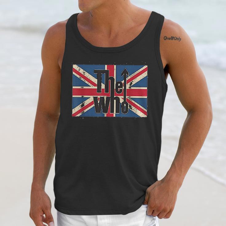 The Who Official Union Jack Flag Logo Men Tank Top