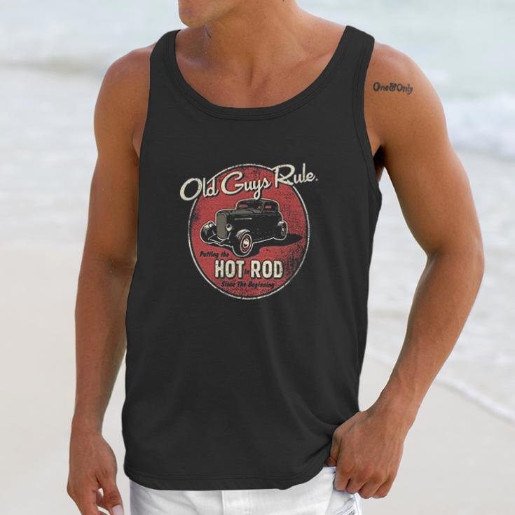 Old Guys Rule Putting The Hot In Rod Men Tank Top