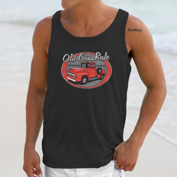 Old Guys Rule Red Truck Men Tank Top