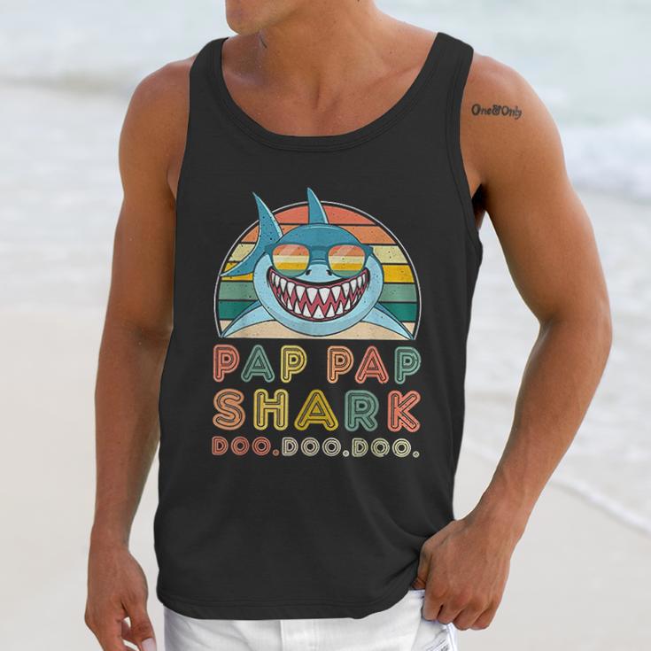 Pap Pap Shark Father Day Gifts For Men Grandpa Shark Men Tank Top