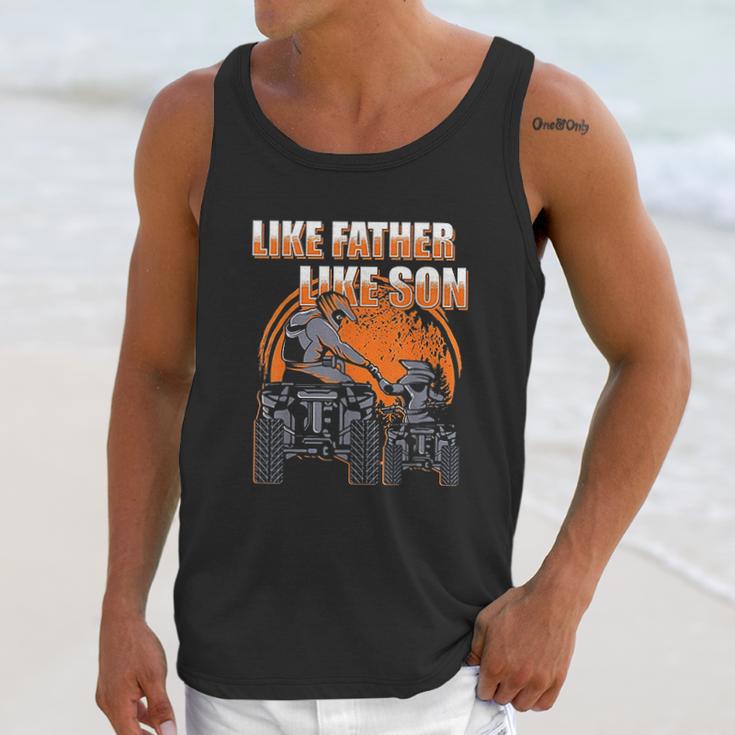 Quad Bike Like Father Like Son Four Wheeler Atv Gift Men Tank Top