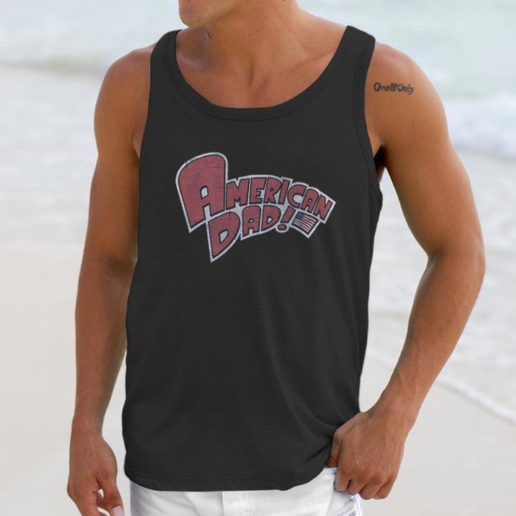 Ripple Junction American Dad Adult Unisex Big And Tall Vintage Logo Light Weight Men Tank Top