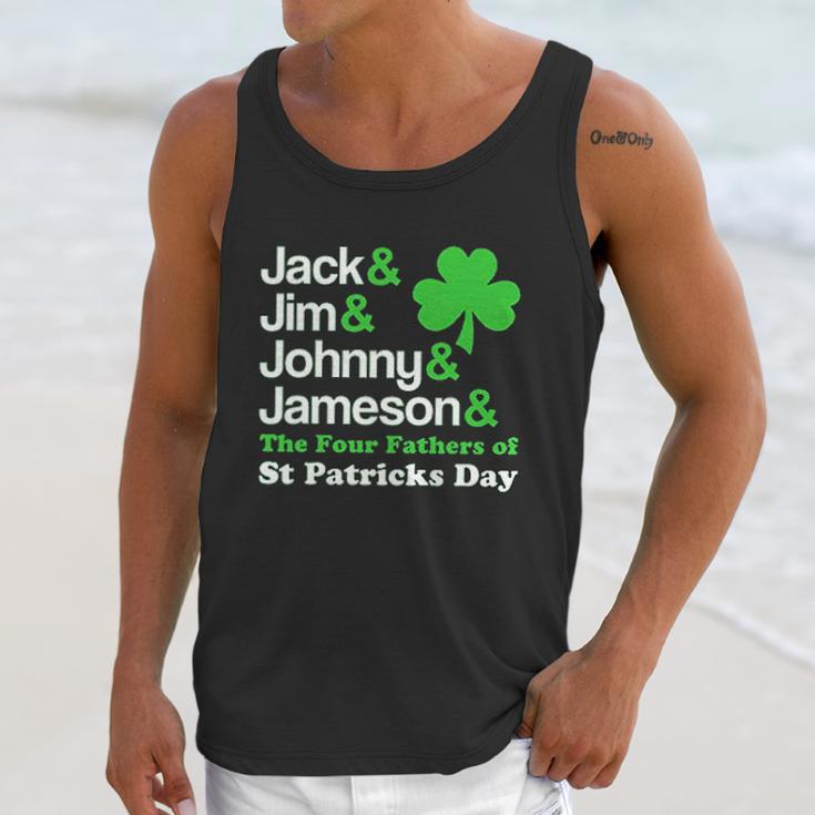 St Patricks Jack Jim Johnny Jameson The Four Fathers Men Tank Top