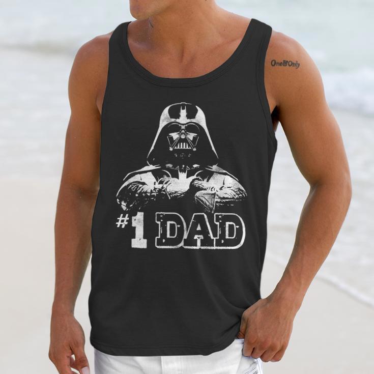 Star Wars Vader 1 Dad Vintage Fathers Day Graphic T-Shirt Men Tank Top